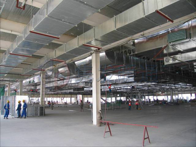 雋發(fā)暖通為南京LG提供車間通風(fēng)除塵系統(tǒng)定制服務(wù)